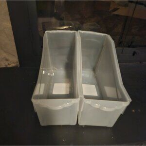 Clear Book Bins Set Of 2